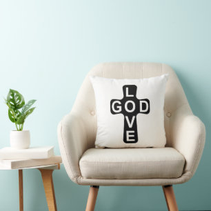 Love GOD 16x16 Cushion