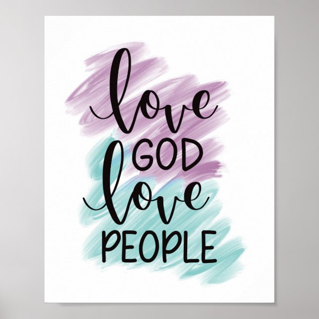 Love God, love people    Poster (Front)