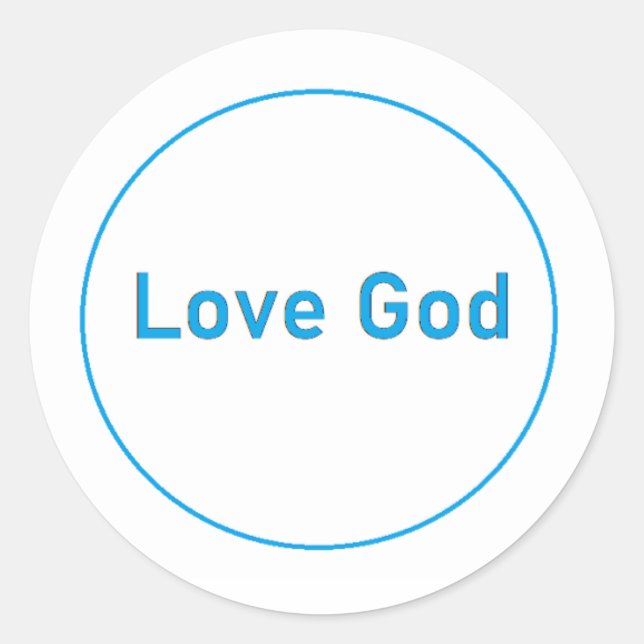 Love God Sticker (Front)