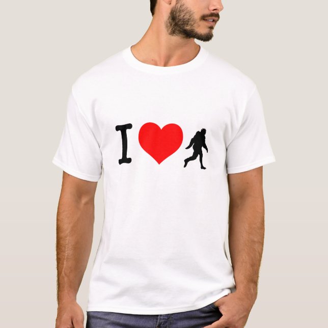 Love Going Squatchin T-Shirt (Front)