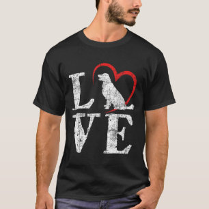 Love Golden Retriever Dog Owner Canine Pet Lover P T-Shirt