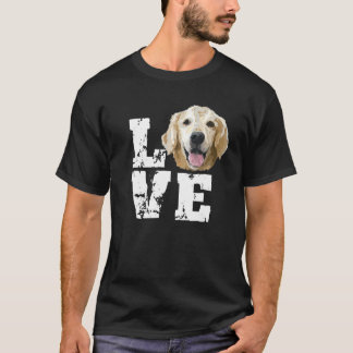 Love Golden Retriever For The Dog T-Shirt