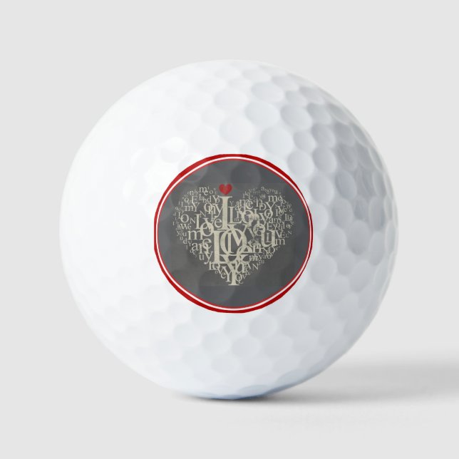 Love Golf Ball (Front)