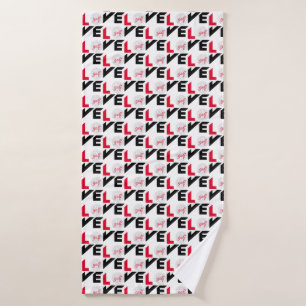 Love golf bath towel