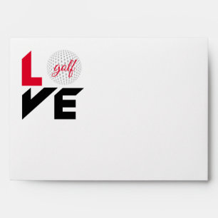 Love golf envelope