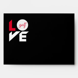 Love golf envelope