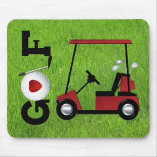 Love Golf Mouse Mat