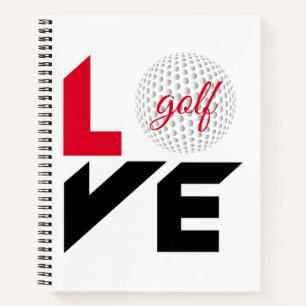 Love golf notebook