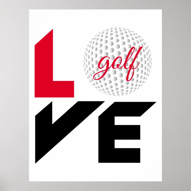 Love golf poster (Front)
