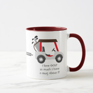 Love GOLF so much I So Much Fun Quote Mug
