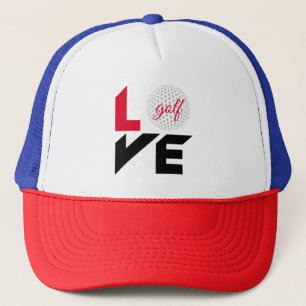 Love golf trucker hat