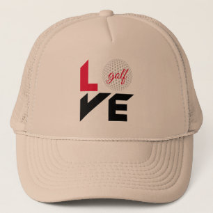 Love golf trucker hat