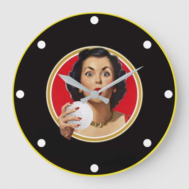 Love Golf Wall Clock (Front)