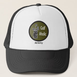 Love Golfing - a Golf Aholic Trucker Hat