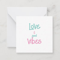 Love & Good Vibes Personalised
