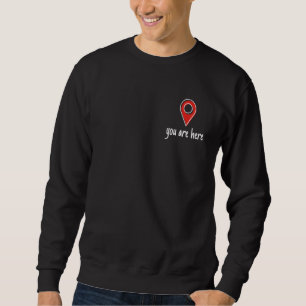 Love Gps Tracker Valentine's Day Mother's Day Fath Sweatshirt