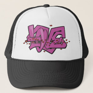 Love Graffiti Art Trucker Hat