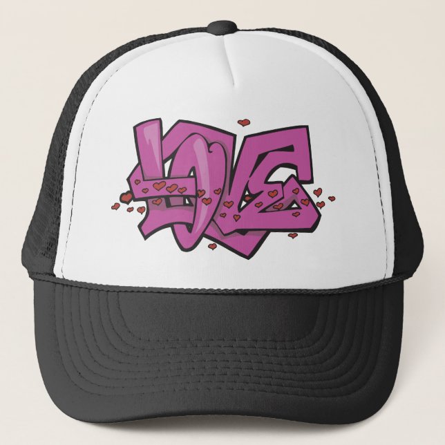 Love Graffiti Art Trucker Hat (Front)