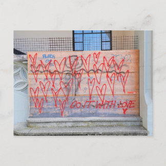 Love Graffiti Postcard