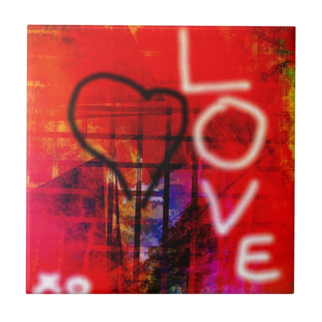 Love Graffiti Tile (Front)