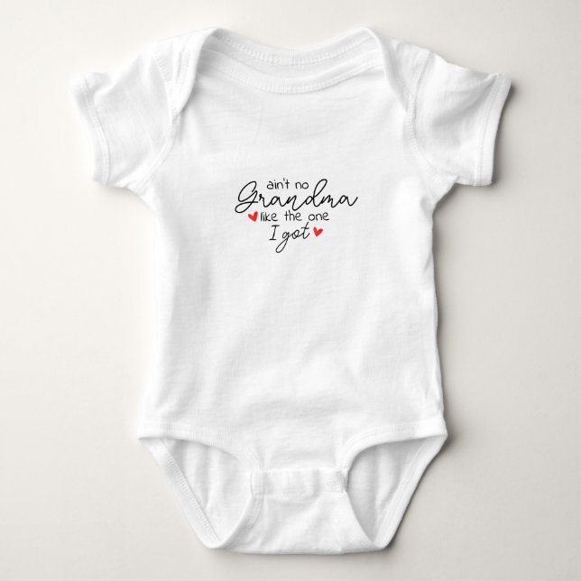 Love Grandma Fun Baby Bodysuit (Front)