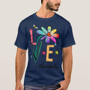 Love Grandma Life Daisy Flower Mother's Day Gifts T-Shirt