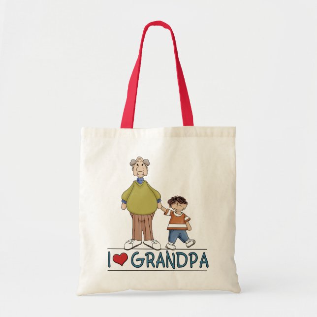 Love Grandpa 2  Tote (Front)