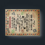 Love Grandson | Letter To My Grandson From Grandma Envelope<br><div class="desc">Love Grandson | To My Grandson Best Wishes And Hugs For You</div>