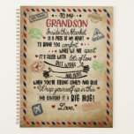 Love Grandson | Letter To My Grandson From Grandma Planner<br><div class="desc">Love Grandson | To My Grandson Best Wishes And Hugs For You</div>
