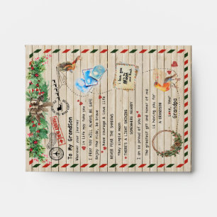 Love Grandson Letter To My Grandson I Proud Of You Envelope