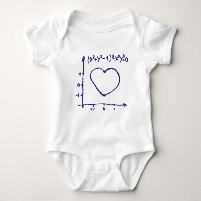 Love Graphic Baby Bodysuit (Front)