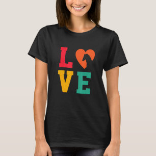 Love Graphic Horse Lover Equestrian Rider Horses F T-Shirt