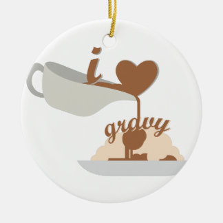 Love Gravy Ceramic Tree Decoration