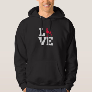 Love Great Dane Dog Lover Dog Mum Dad Hoodie