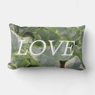 lOVE green Ivy inspiration pillow