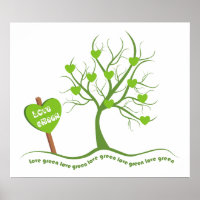 Love Green Poster