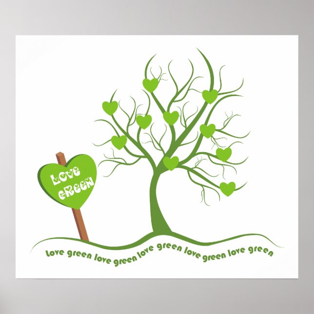 Love Green Poster (Front)