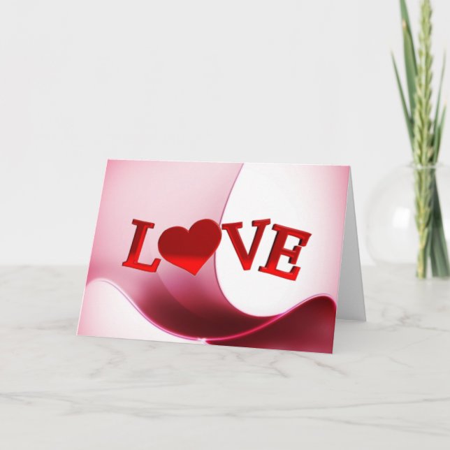 Love Greeting Card (Front)