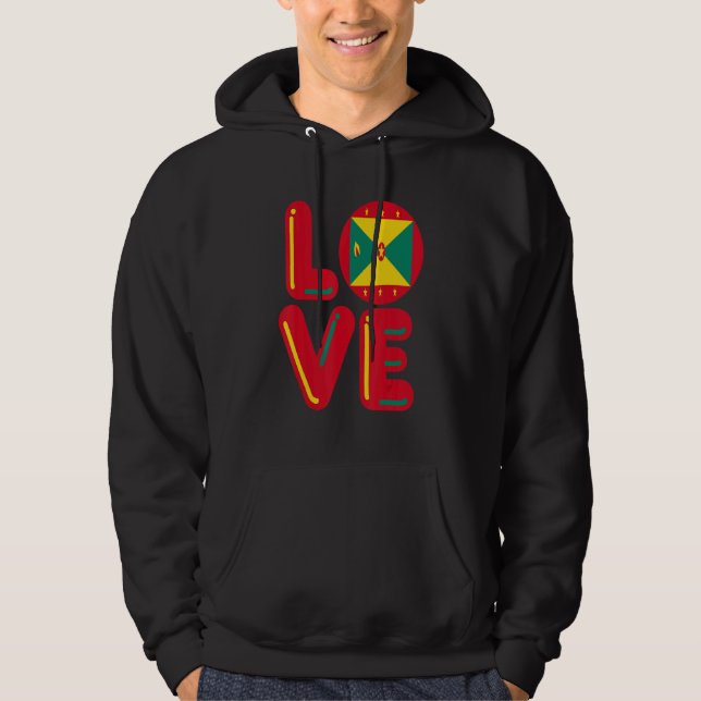 LOVE  Grenada Hoodie (Front)