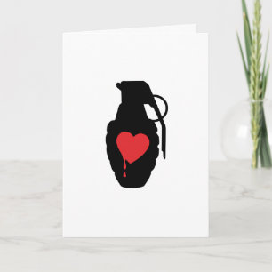 Love Grenade - Love is a Battlefield Holiday Card