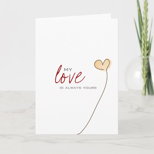 Love gretting card (Front)