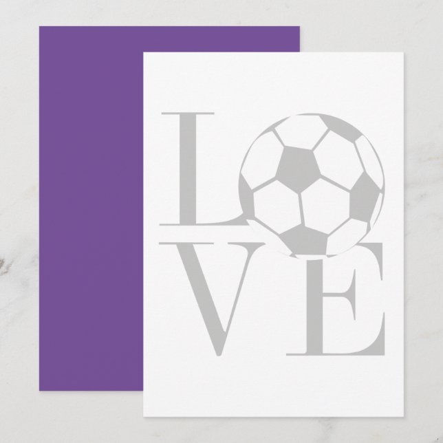 love grey football save the dates save the date (Front/Back)