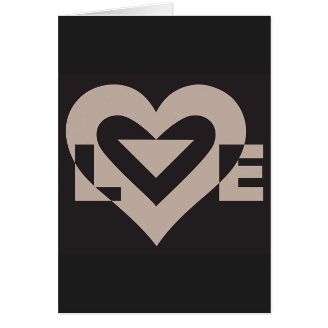 Love Grey on Black (Front)