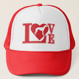 LOVE-Greyhound Trucker Hat