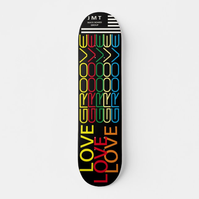 LOVE GROOVE   JMT 7 3/4" Skateboard Deck (Front)