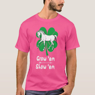 Love Growing Horses Showing Livestock Farmer Costu T-Shirt