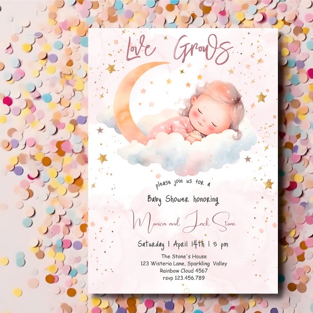 Love grows, baby shower invitation (Creator Uploaded)