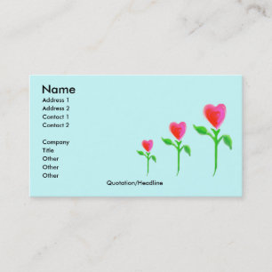 Love Grows business card