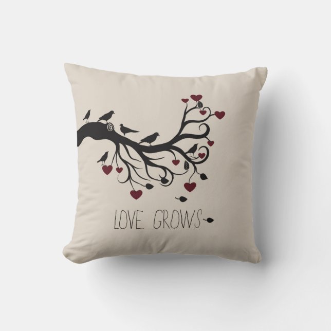 Love Grows Cushion (Front)