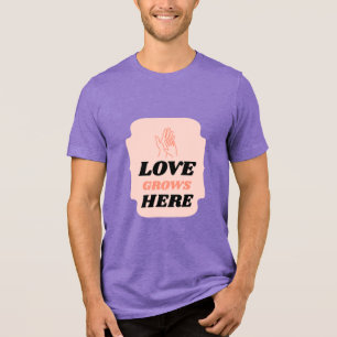Love Grows Here Adoptive Mom Tri-Blend Shirt